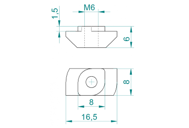 Veržlė 8-M6